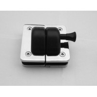 Stainless Steel Pool Fencing Glass to Glass Latch Application Glass Latch Gate Latch